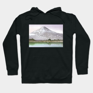 Morning Fuji from Lake Kawaguchi by Tsuchiya Koitsu Hoodie